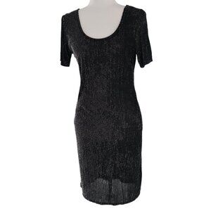 Colesce Couture Embellished Dress Womens M Black Vintage Whimsigoth Fairy Grunge